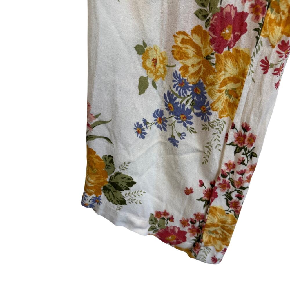 Reformation Fay Bouquet Floral Jumpsuit White Size 4 - Picture 5 of 6
